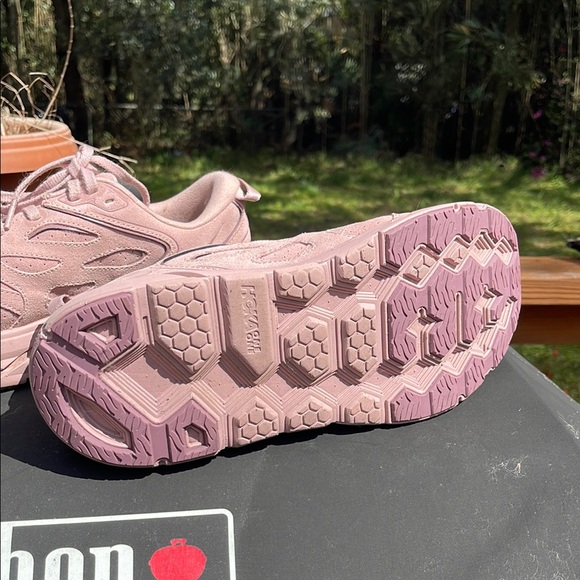 Hoka one on onePink Athletic Sneakers with Textured Fabric - Picture 3 of 7